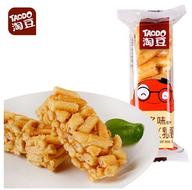 【淘豆】法式烤芙條250g提子味/乳酪味/杏仁味沙琪瑪休閑零食